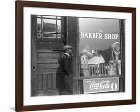 Chicago: Barber Shop, 1941-Edwin Rosskam-Framed Photographic Print