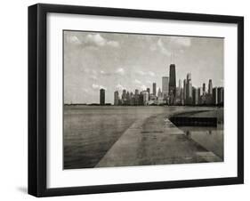 Chicago Beach Walk-Pete Kelly-Framed Giclee Print