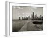 Chicago Beach Walk-Pete Kelly-Framed Giclee Print