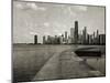 Chicago Beach Walk-Pete Kelly-Mounted Giclee Print