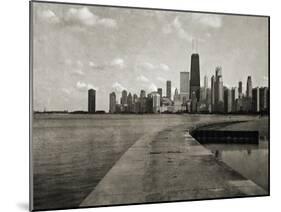 Chicago Beach Walk-Pete Kelly-Mounted Giclee Print