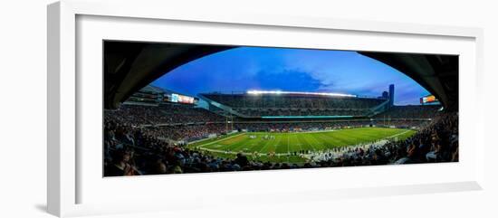 Chicago Bears At Soldier Field-Steve Gadomski-Framed Photographic Print