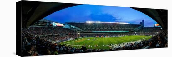 Chicago Bears At Soldier Field-Steve Gadomski-Stretched Canvas