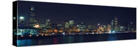 Chicago Bears NFC 2007 Skyline-Patrick Warneka-Stretched Canvas