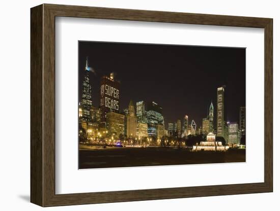 Chicago Bears Skyline 2007-Patrick Warneka-Framed Photographic Print