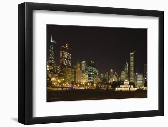 Chicago Bears Skyline 2007-Patrick Warneka-Framed Photographic Print