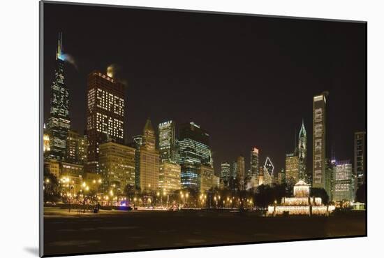 Chicago Bears Skyline 2007-Patrick Warneka-Mounted Photographic Print