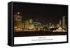 Chicago Bears Skyline-Patrick Warneka-Framed Stretched Canvas