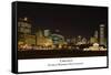 Chicago Bears Skyline-Patrick Warneka-Framed Stretched Canvas