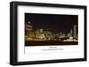 Chicago Bears Skyline-Patrick Warneka-Framed Premium Photographic Print