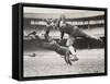 Chicago Bears Teammates Practicing as Joe Zeller Tries to Tackle Red Grange-null-Framed Stretched Canvas