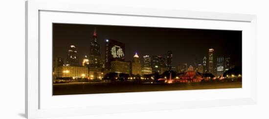 Chicago Black Hawks Skyline-Patrick Warneka-Framed Photographic Print