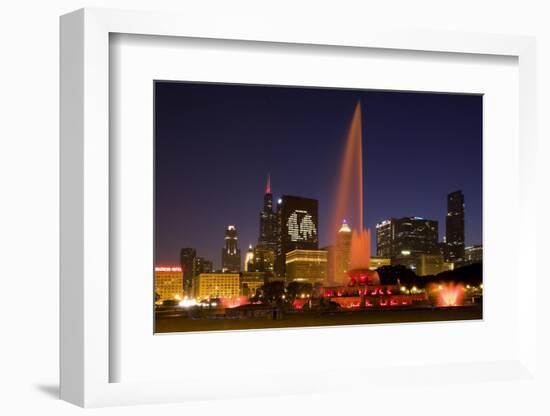 Chicago Black Hawks Skyline-Patrick Warneka-Framed Photographic Print