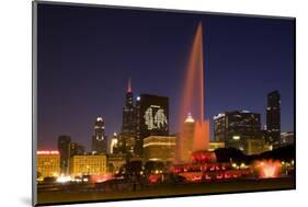 Chicago Black Hawks Skyline-Patrick Warneka-Mounted Photographic Print