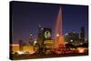 Chicago Black Hawks Skyline-Patrick Warneka-Stretched Canvas