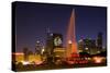 Chicago Black Hawks Skyline-Patrick Warneka-Stretched Canvas