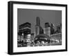 Chicago Black White-Patrick Warneka-Framed Premium Photographic Print