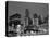 Chicago Black White-Patrick Warneka-Stretched Canvas