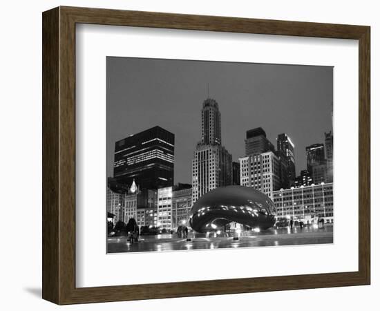 Chicago  Black &White-Patrick  J. Warneka-Framed Photographic Print