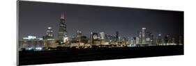 Chicago Blackhawks Skyline Lakefront-Patrick Warneka-Mounted Photographic Print