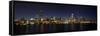Chicago Blackhawks Skyline-Patrick Warneka-Framed Stretched Canvas