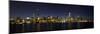 Chicago Blackhawks Skyline-Patrick Warneka-Mounted Premium Photographic Print