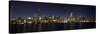 Chicago Blackhawks Skyline-Patrick Warneka-Stretched Canvas