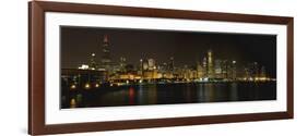 Chicago Blackhawks Skyline-Patrick Warneka-Framed Photographic Print