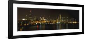 Chicago Blackhawks Skyline-Patrick Warneka-Framed Photographic Print