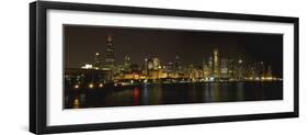 Chicago Blackhawks Skyline-Patrick Warneka-Framed Photographic Print