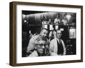 Chicago Board of Trade, as Proposed Wheat Sale to Russia Sends Prices Soaring-null-Framed Photographic Print