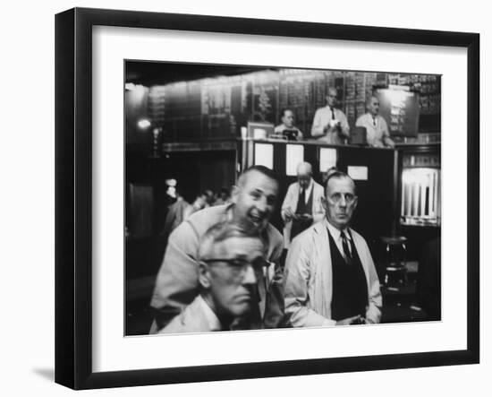 Chicago Board of Trade, as Proposed Wheat Sale to Russia Sends Prices Soaring-null-Framed Photographic Print