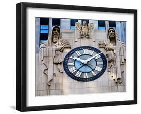 Chicago Board of Trade Building Clock, Chicago, Cook County, Illinois, USA-null-Framed Photographic Print