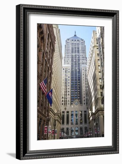 Chicago Board of Trade Building, Downtown Chicago, Illinois, United States of America-Amanda Hall-Framed Photographic Print