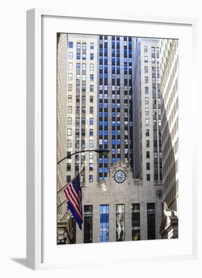 Chicago Board of Trade Building, Downtown Chicago, Illinois, United States of America-Amanda Hall-Framed Photographic Print