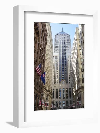 Chicago Board of Trade Building, Downtown Chicago, Illinois, United States of America-Amanda Hall-Framed Photographic Print