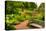 Chicago Botanic Garden Bench-Steve Gadomski-Stretched Canvas