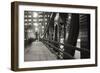 Chicago Bridge Over River-Patrick Warneka-Framed Photographic Print