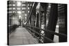 Chicago Bridge Over River-Patrick Warneka-Stretched Canvas