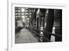 Chicago Bridge Over River-Patrick Warneka-Framed Photographic Print