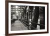 Chicago Bridge Over River-Patrick Warneka-Framed Photographic Print