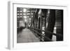 Chicago Bridge Over River-Patrick Warneka-Framed Photographic Print