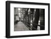 Chicago Bridge Over River-Patrick Warneka-Framed Premium Photographic Print