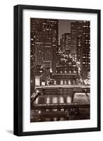 Chicago Bridges BW-Steve Gadomski-Framed Photographic Print