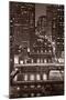 Chicago Bridges BW-Steve Gadomski-Mounted Photographic Print