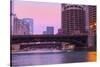 Chicago Bridges-NjR Photos-Stretched Canvas