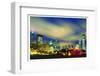 Chicago Buckingham Fountain at  night-Patrick  J. Warneka-Framed Photographic Print