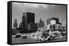 Chicago Buckingham Fountain IIn Black And White-Patrick Warneka-Framed Stretched Canvas