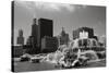 Chicago Buckingham Fountain IIn Black And White-Patrick Warneka-Stretched Canvas