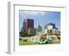 Chicago Buckingham Fountain-Patrick Warneka-Framed Photographic Print